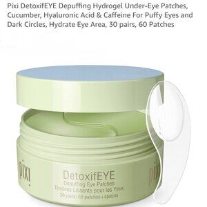 Pixi Skintreats DetoxifiEYE Caffeine & Cucumber Depuffing Eye Patches - BRAND NE